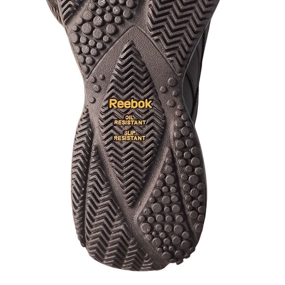 Reebok Black Memory Tech LT Mens Size USA 15 New Slip Resistant - Picture 8 of 9